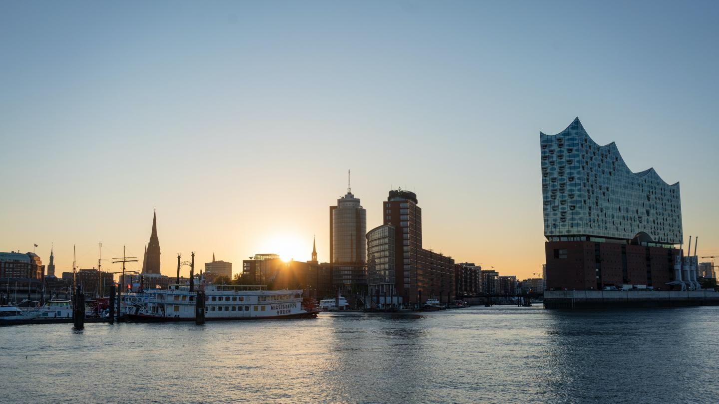 Skyline Hamburger Hafen